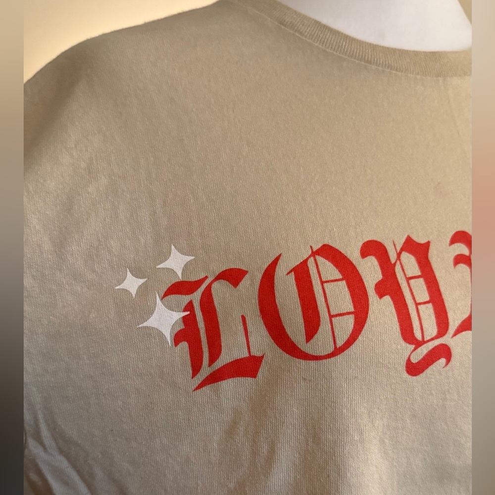 Loyalty Beige T-Shirt for women - Picture 3 of 8
